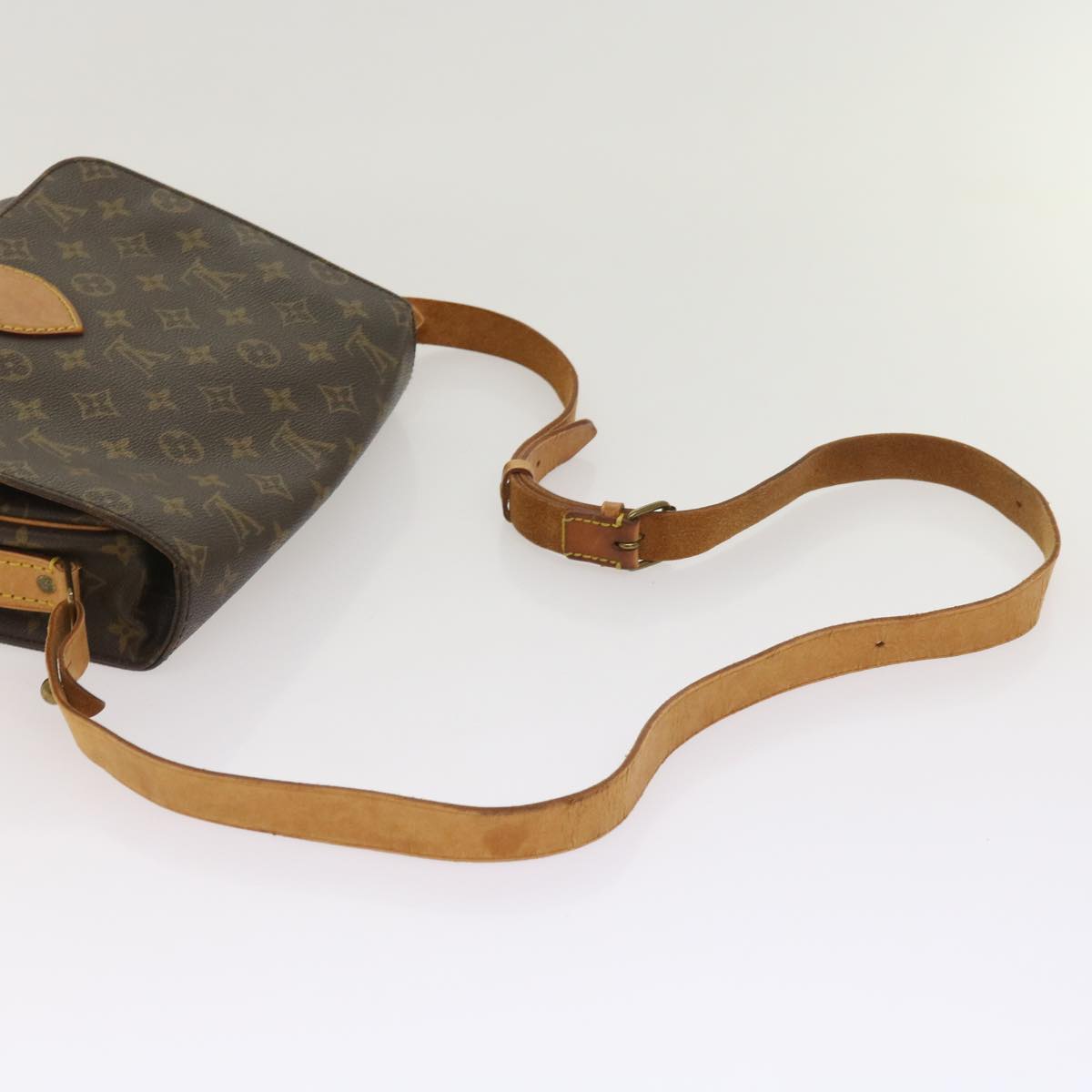 LOUIS VUITTON Monogram Cartouchiere GM Shoulder Bag M51252 LV Auth th4536