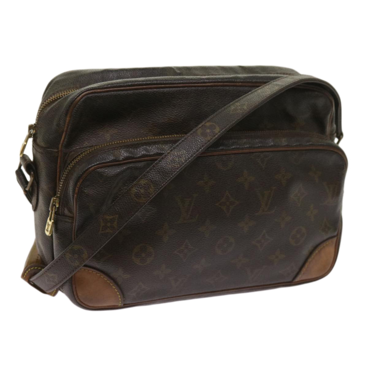 LOUIS VUITTON Monogram Nile Shoulder Bag M45244 LV Auth th4541