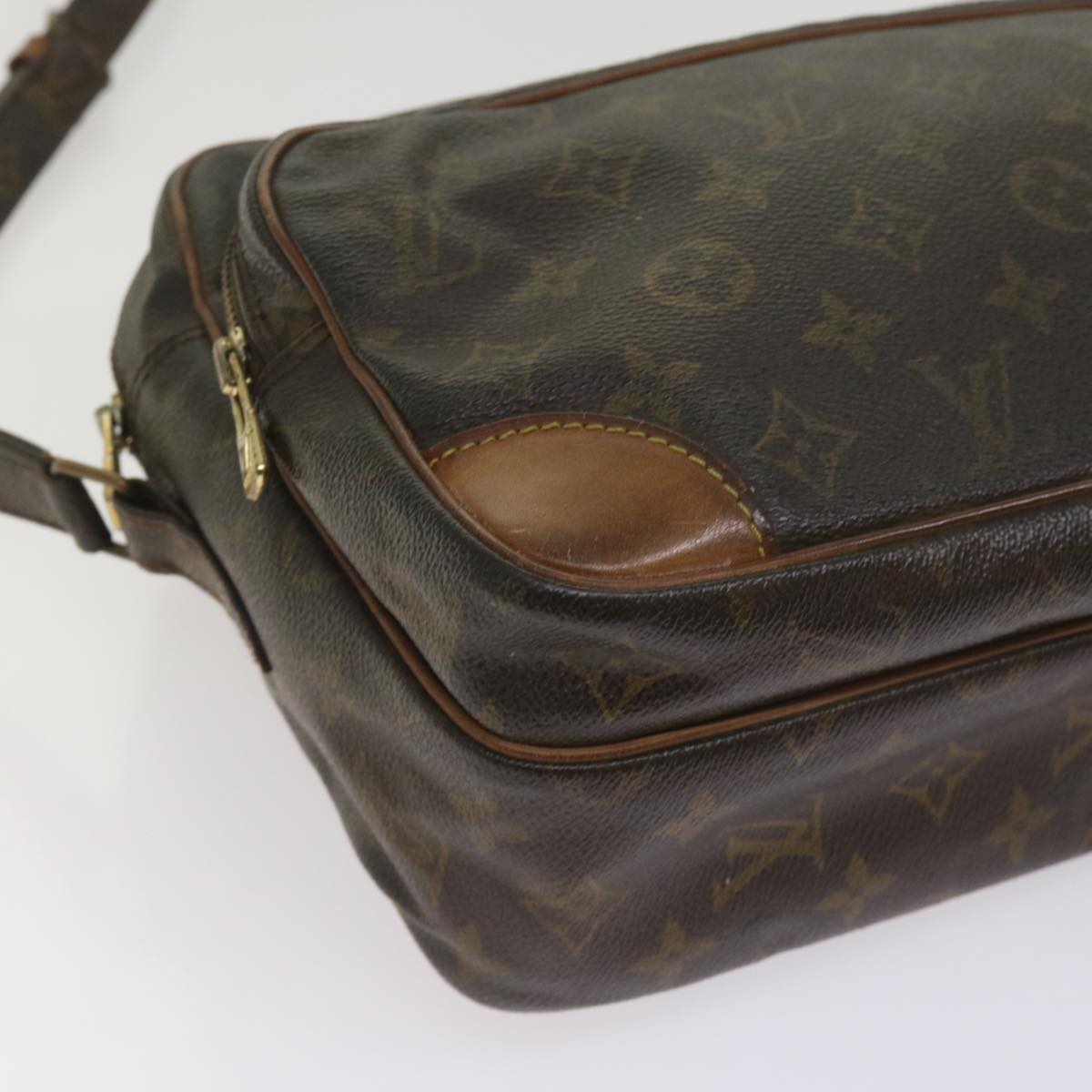 LOUIS VUITTON Monogram Nile Shoulder Bag M45244 LV Auth th4541