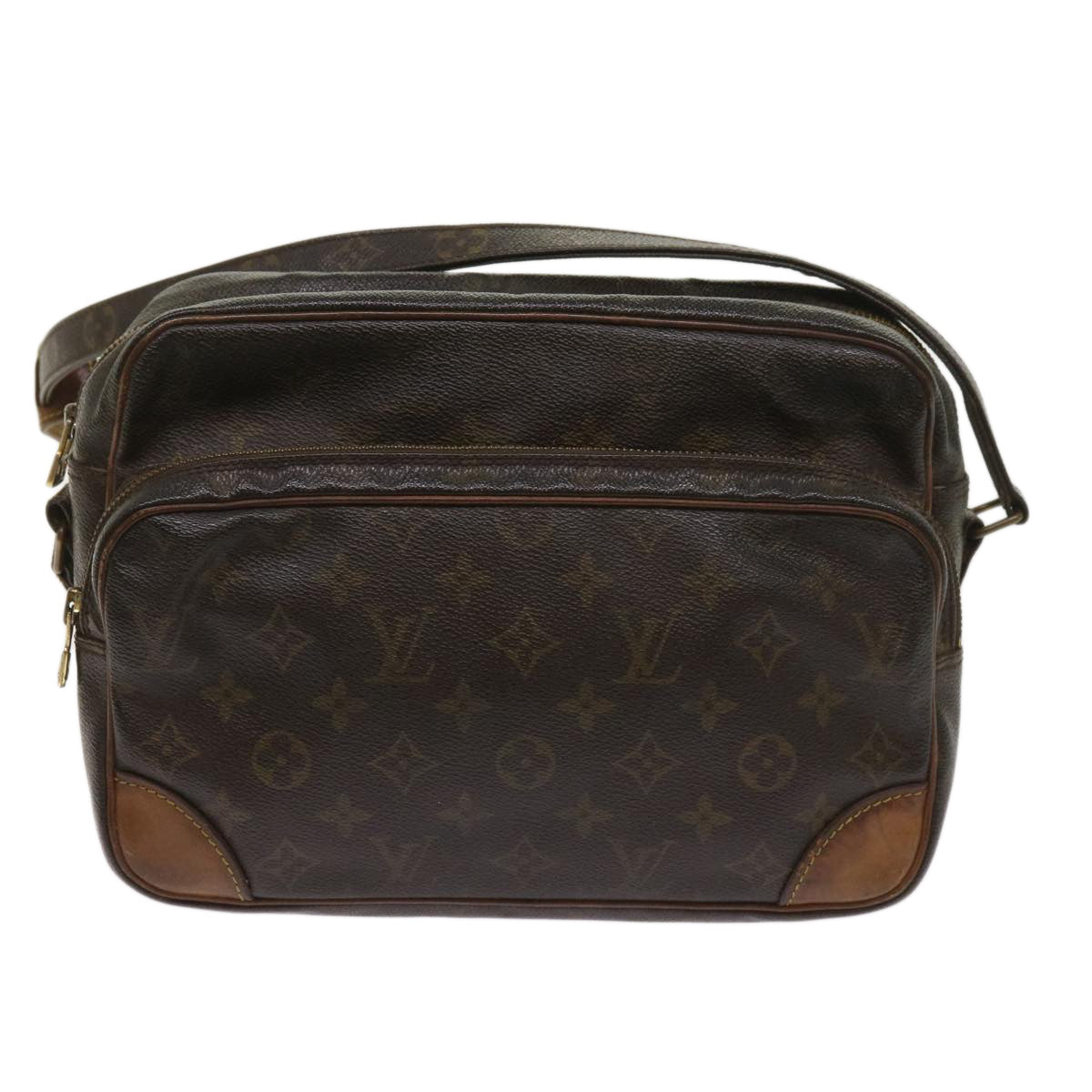 LOUIS VUITTON Monogram Nile Shoulder Bag M45244 LV Auth th4541