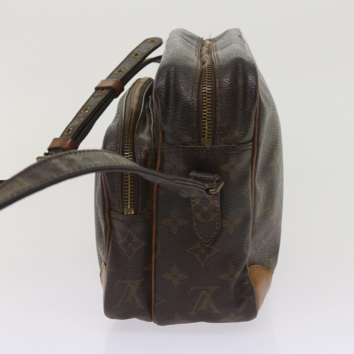 LOUIS VUITTON Monogram Nile Shoulder Bag M45244 LV Auth th4541