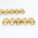 LOUIS VUITTON Padlock 10set Padlock Gold Tone LV Auth am1356g-5
