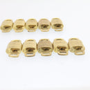 LOUIS VUITTON Padlock 10set Padlock Gold Tone LV Auth am1356g-7