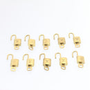 LOUIS VUITTON Padlock 10set Padlock Gold Tone LV Auth am1356g-8