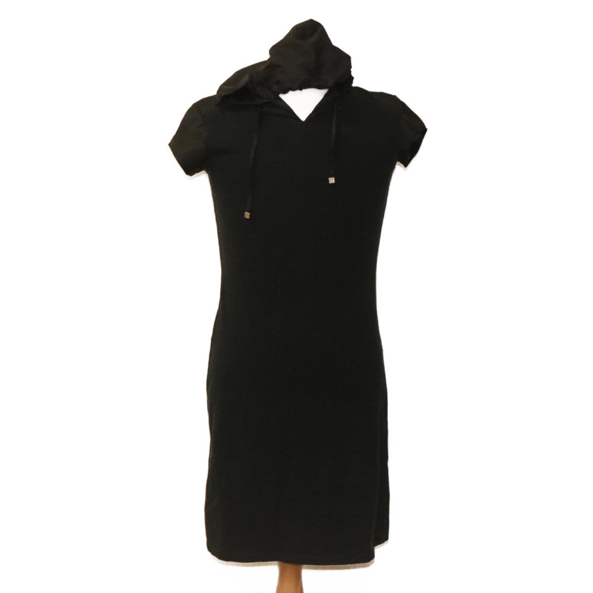 FENDI Dress Cotton Nylon Black Auth yk2429 - 0