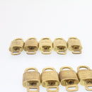 LOUIS VUITTON Padlock 10set Padlock Gold Tone LV Auth am1357g-6