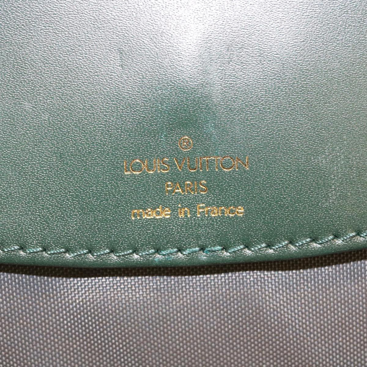 LOUIS VUITTON Taiga Bering Garment Cover Green M30134 LV Auth 22062