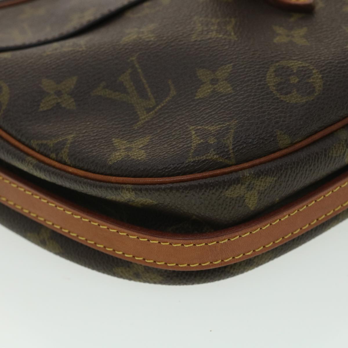 LOUIS VUITTON Monogram Jeune Fille MM Shoulder Bag Vintage M51226 LV Auth 35858