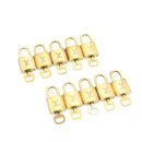 LOUIS VUITTON Padlock 10set Padlock Gold Tone LV Auth am1310g-1
