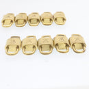 LOUIS VUITTON Padlock 10set Padlock Gold Tone LV Auth am1310g-5