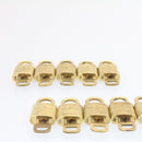 LOUIS VUITTON Padlock 10set Padlock Gold Tone LV Auth am1310g-6