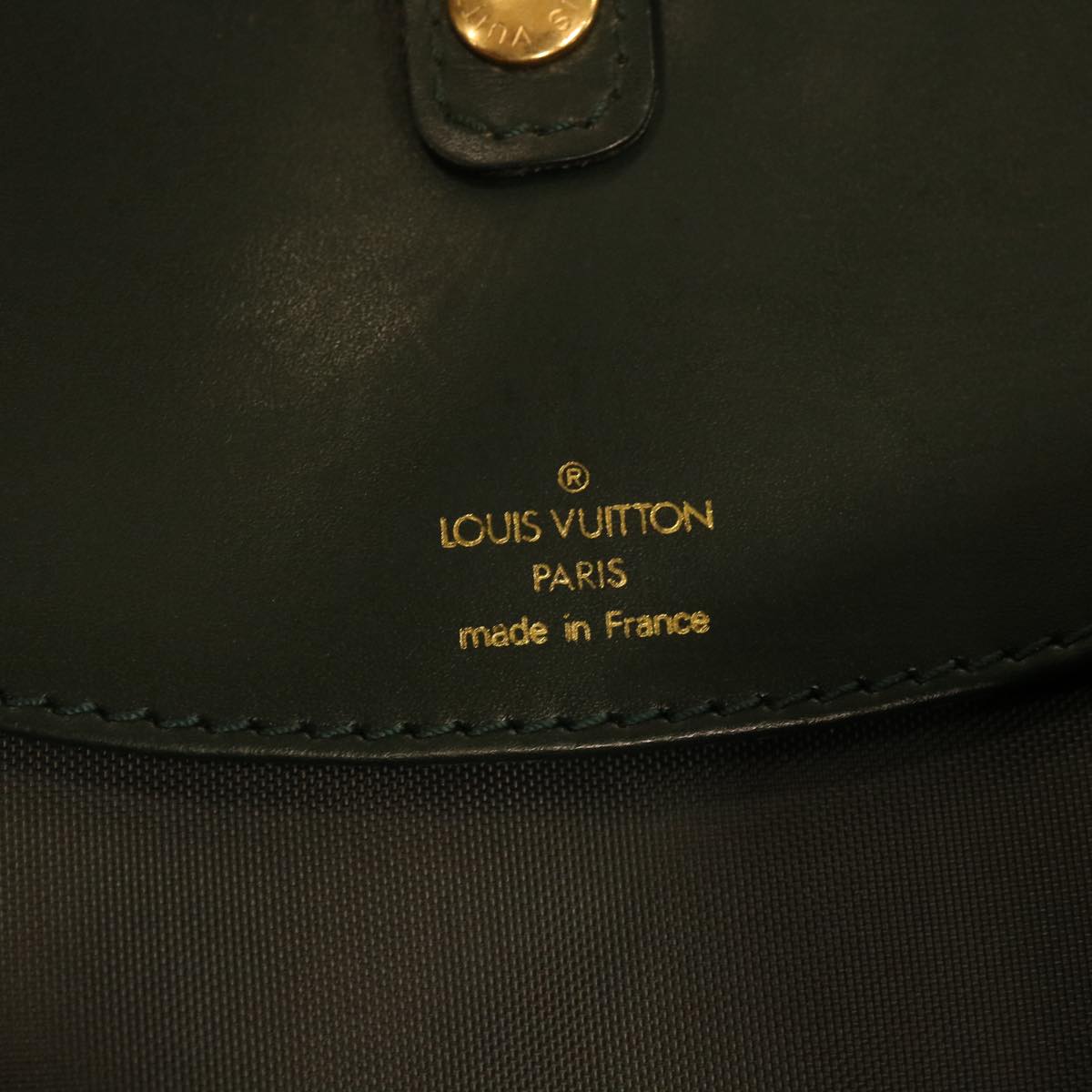 LOUIS VUITTON Taiga Garment Cover Garment Cover Green M30134 LV Auth am129g