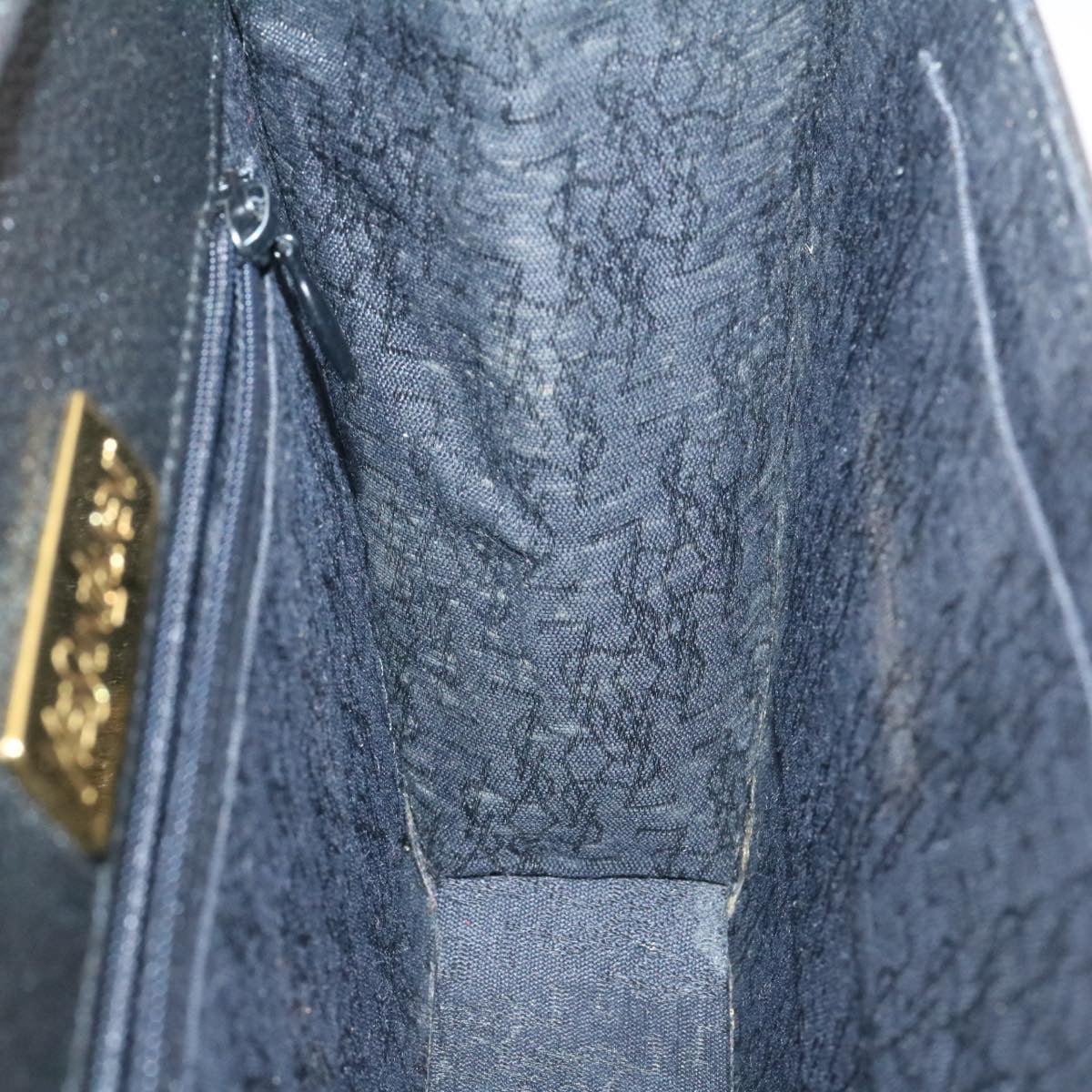 SAINT LAURENT Shoulder Bag Leather Black Auth am1347s