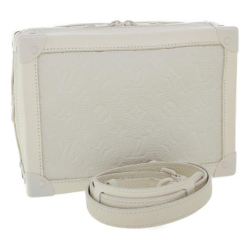 LOUIS VUITTON Virgil Abloh Shoulder Bag Soft Trunk Box White M53254 Auth ak104A