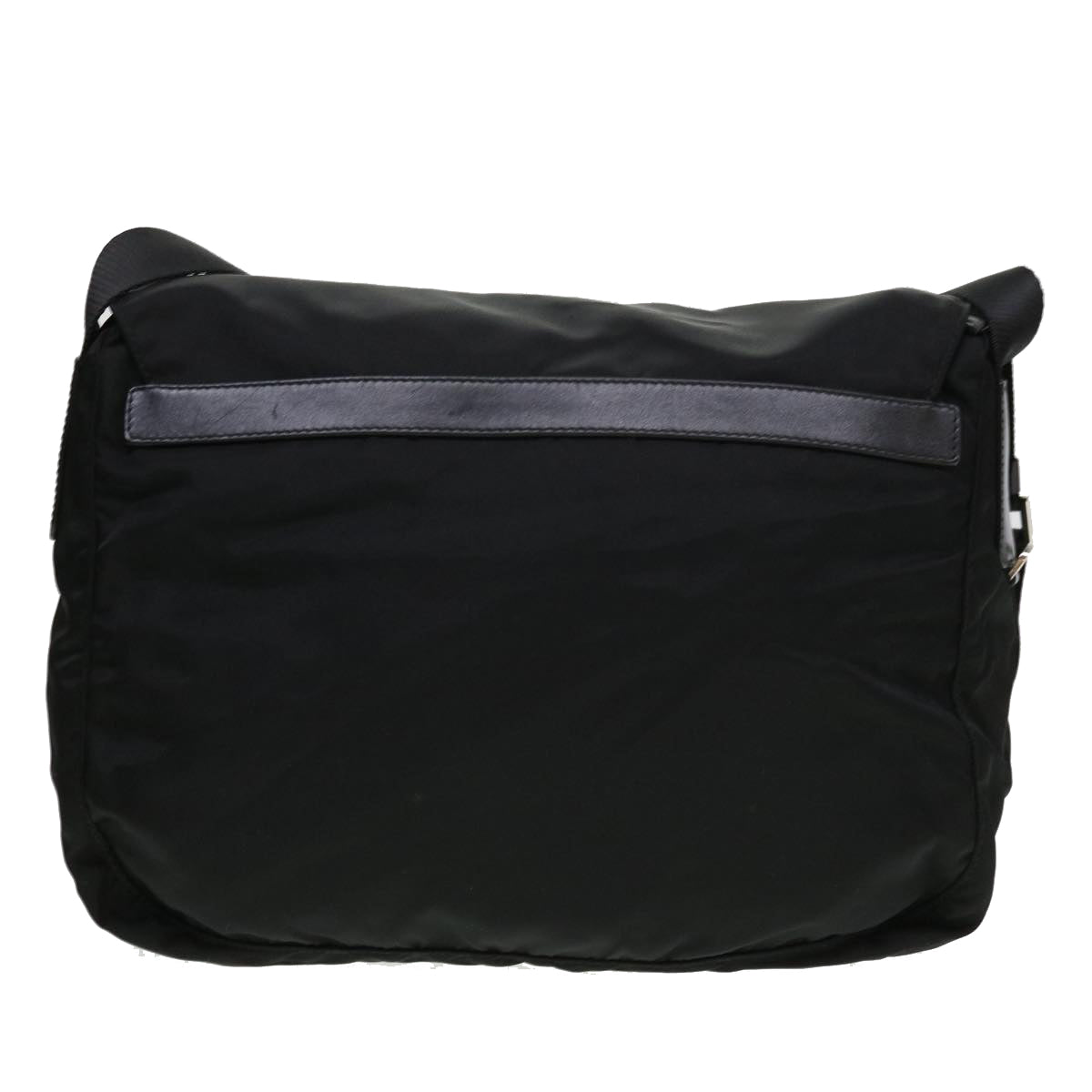 PRADA Shoulder Bag Nylon Black Auth 37775 - 0