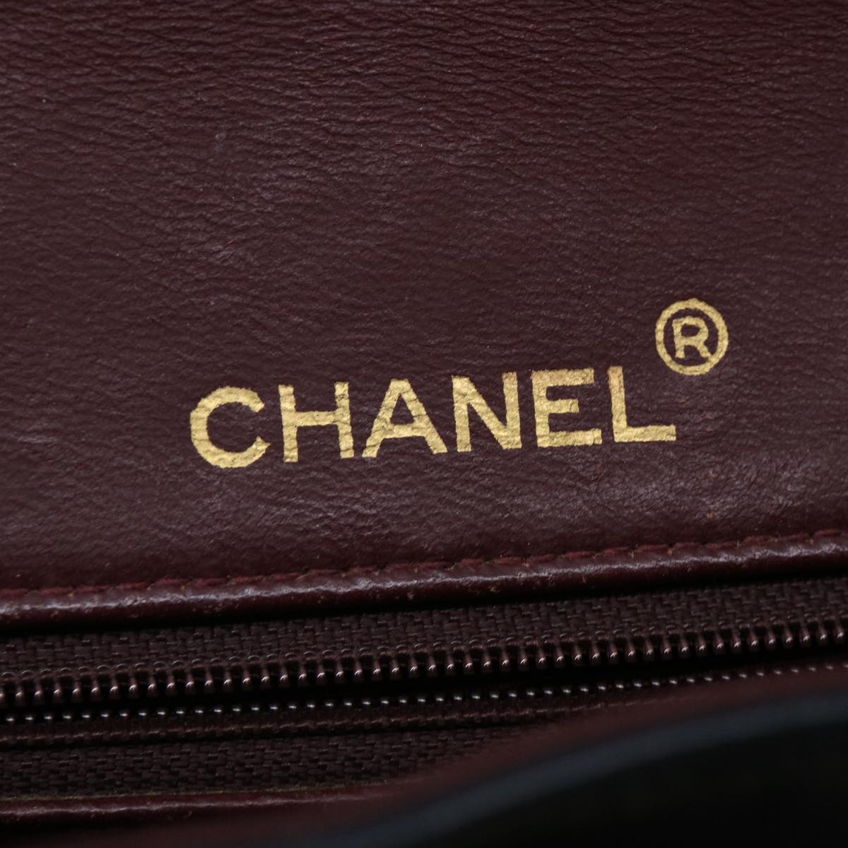 CHANEL Chain Turn Lock Classic Matelasse Shoulder Bag LambSkin Black Auth 28284A