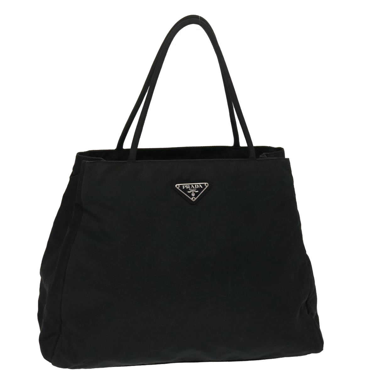 PRADA Hand Bag Nylon Black Auth bs5534