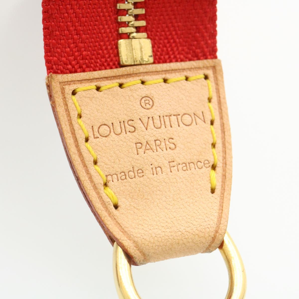 LOUIS VUITTON Monogram Vernis Bucket PM Shoulder Bag SP Order Rouge Auth 22324A