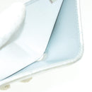 CHANEL Matelasse Bifold Wallet Silver CC Auth cr620-11