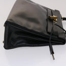 HERMES Kelly 32 Hand Bag Leather Black Auth ni110A-3