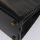 HERMES Kelly 32 Hand Bag Leather Black Auth ni110A-8