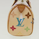 LOUIS VUITTON Monogram Multicolor Mini Speedy Hand Bag White M92645 Auth am1710g-3
