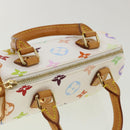 LOUIS VUITTON Monogram Multicolor Mini Speedy Hand Bag White M92645 Auth am1710g-6