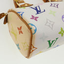 LOUIS VUITTON Monogram Multicolor Mini Speedy Hand Bag White M92645 Auth am1710g-14