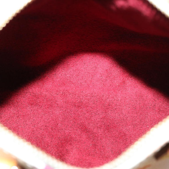 LOUIS VUITTON Monogram Multicolor Mini Speedy Hand Bag White M92645 Auth am1710g