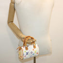 LOUIS VUITTON Monogram Multicolor Mini Speedy Hand Bag White M92645 Auth am1710g-21