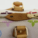LOUIS VUITTON Monogram Multicolor Mini Speedy Hand Bag White M92645 Auth am224g-17