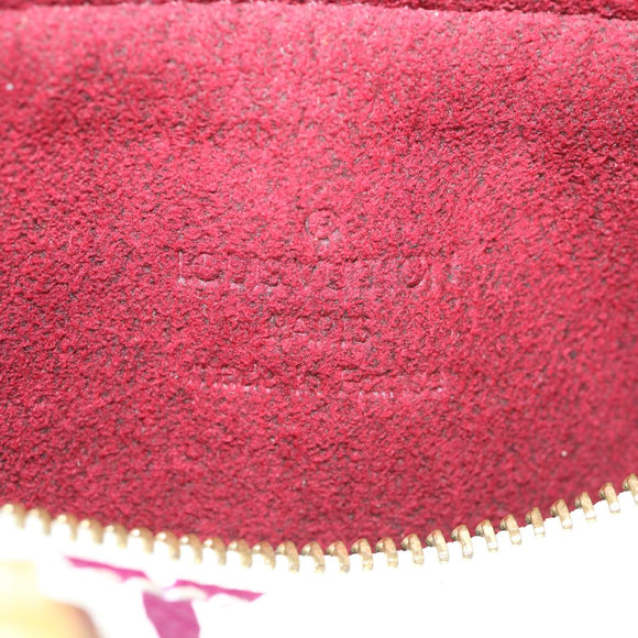 LOUIS VUITTON Monogram Multicolor Mini Speedy Hand Bag White M92645 Auth am224g