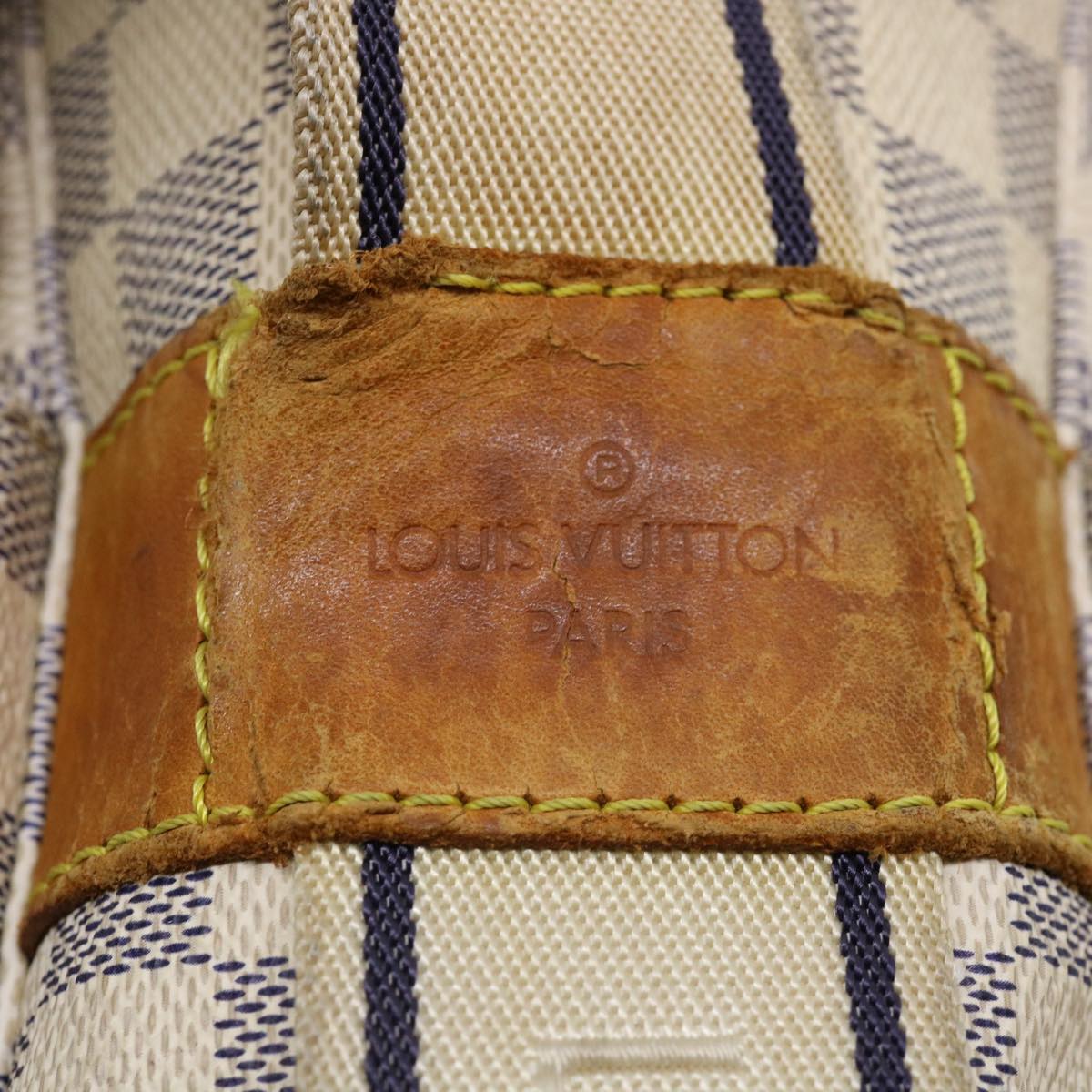 LOUIS VUITTON Damier Azur Naviglio Shoulder Bag N51189 LV Auth nh257