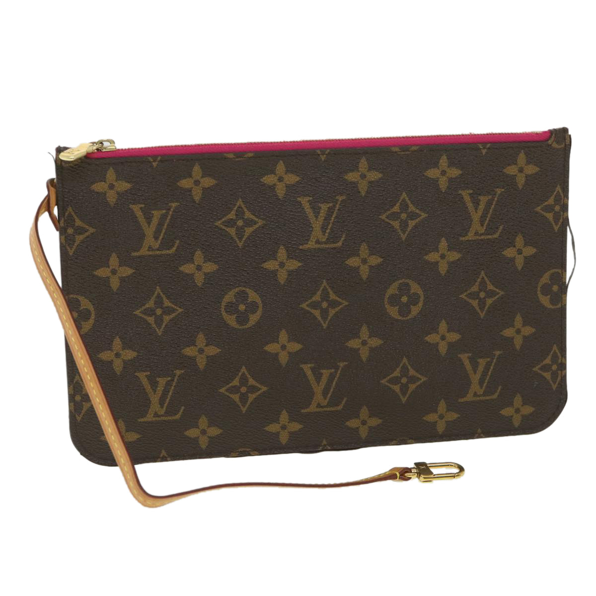 LOUIS VUITTON Monogram Neverfull MM Pouch LV Auth S104