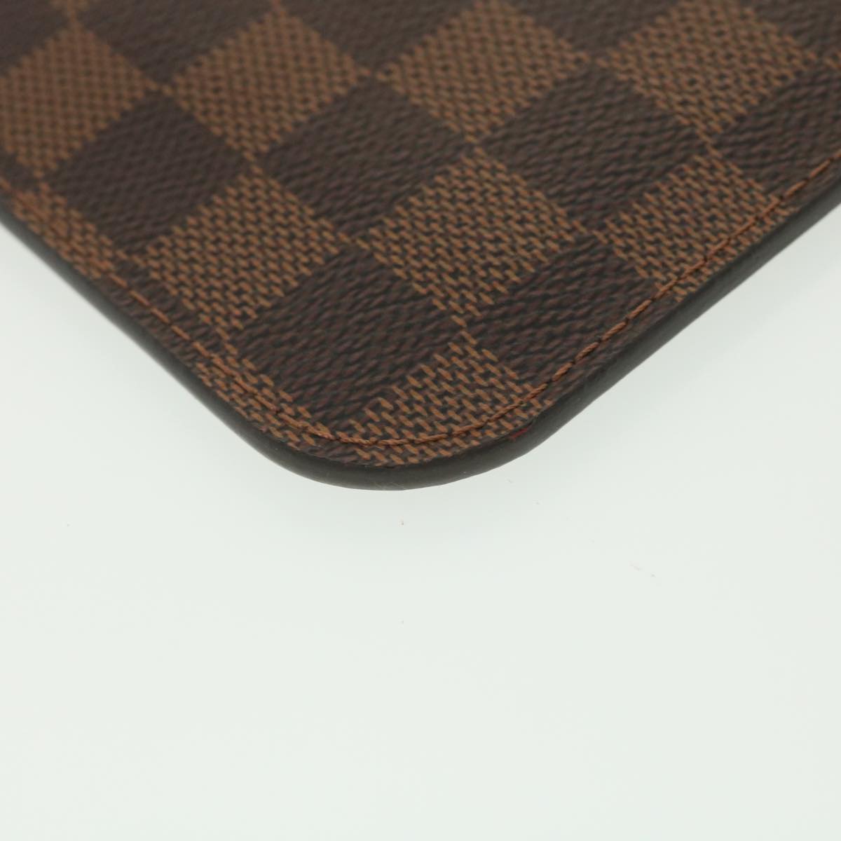 LOUIS VUITTON Damier Ebene Neverfull PM Pouch LV Auth bs4447