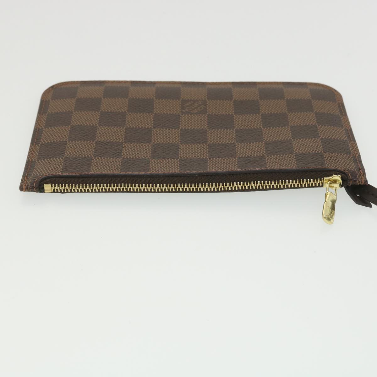 LOUIS VUITTON Damier Ebene Neverfull PM Pouch LV Auth ep771