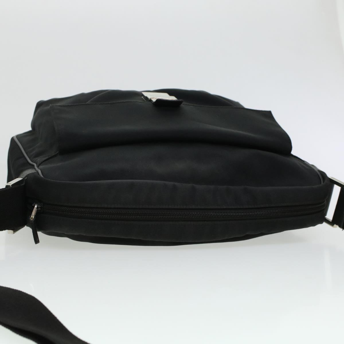 GUCCI Shoulder Bag Canvas Black 146298 Auth ti1133