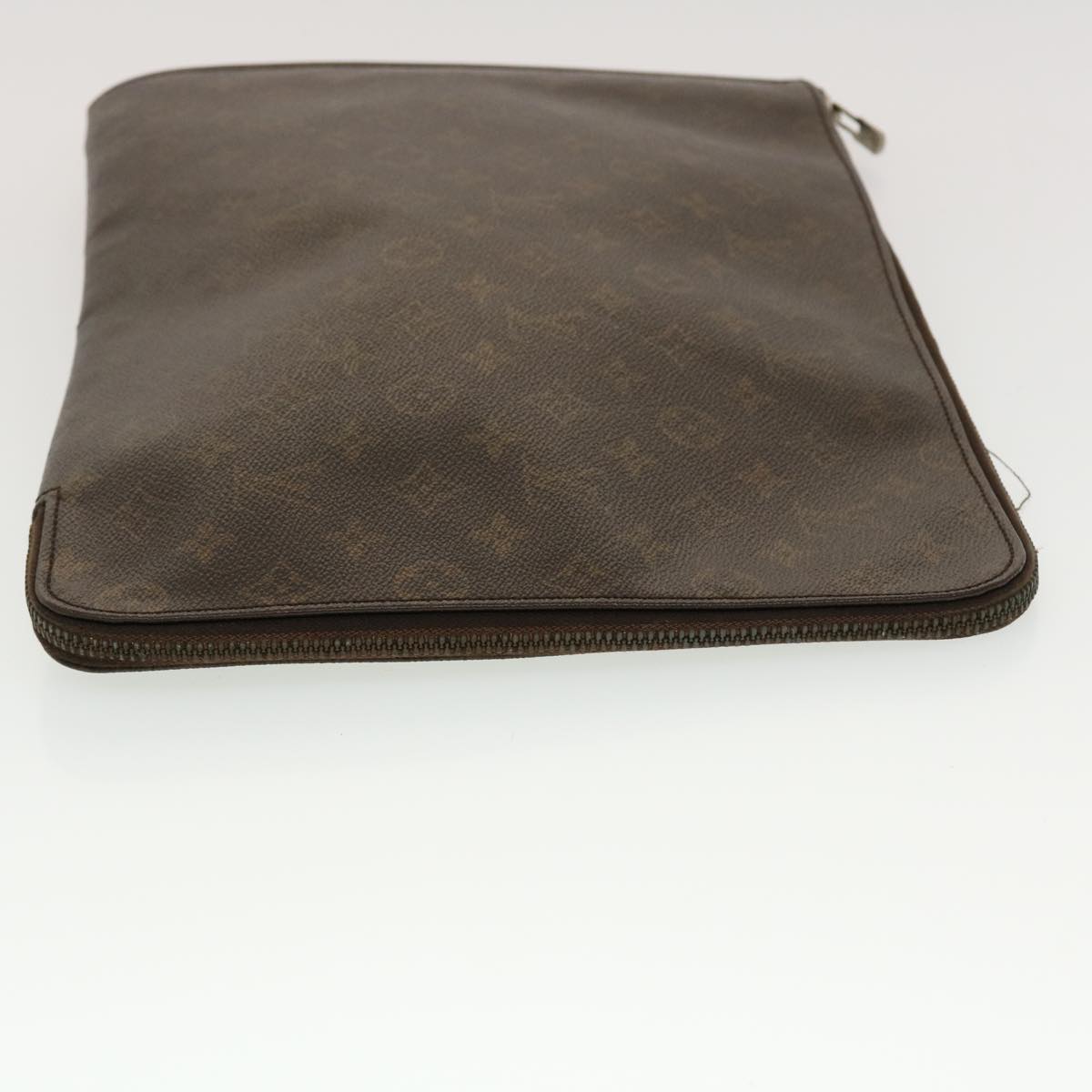 LOUIS VUITTON Monogram Poche Document Briefcase M53400 LV Auth ti1152