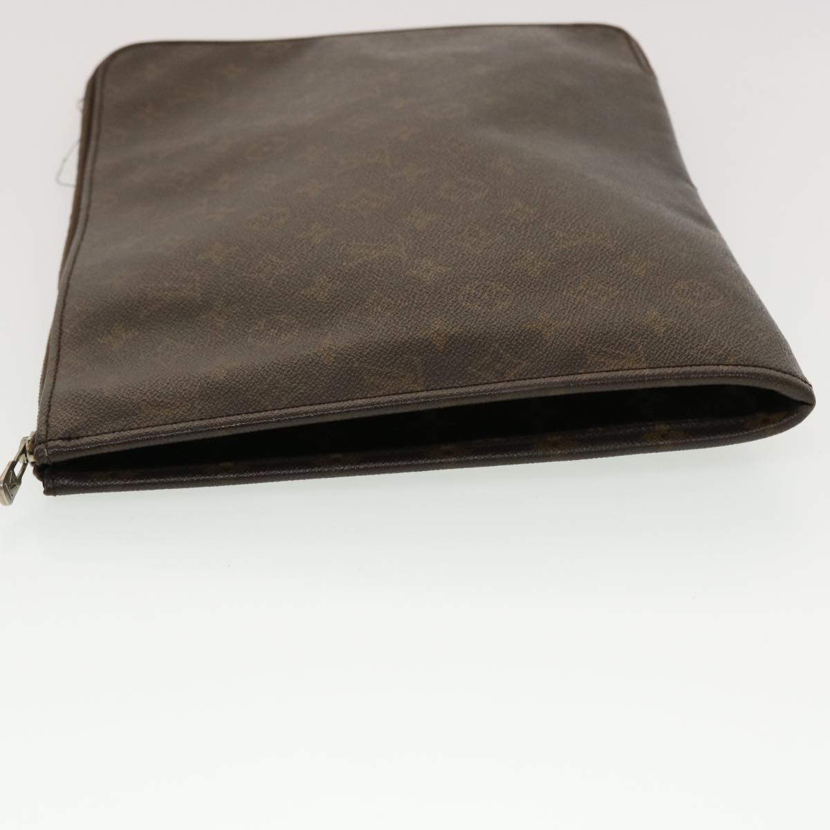 LOUIS VUITTON Monogram Poche Document Briefcase M53400 LV Auth ti1152