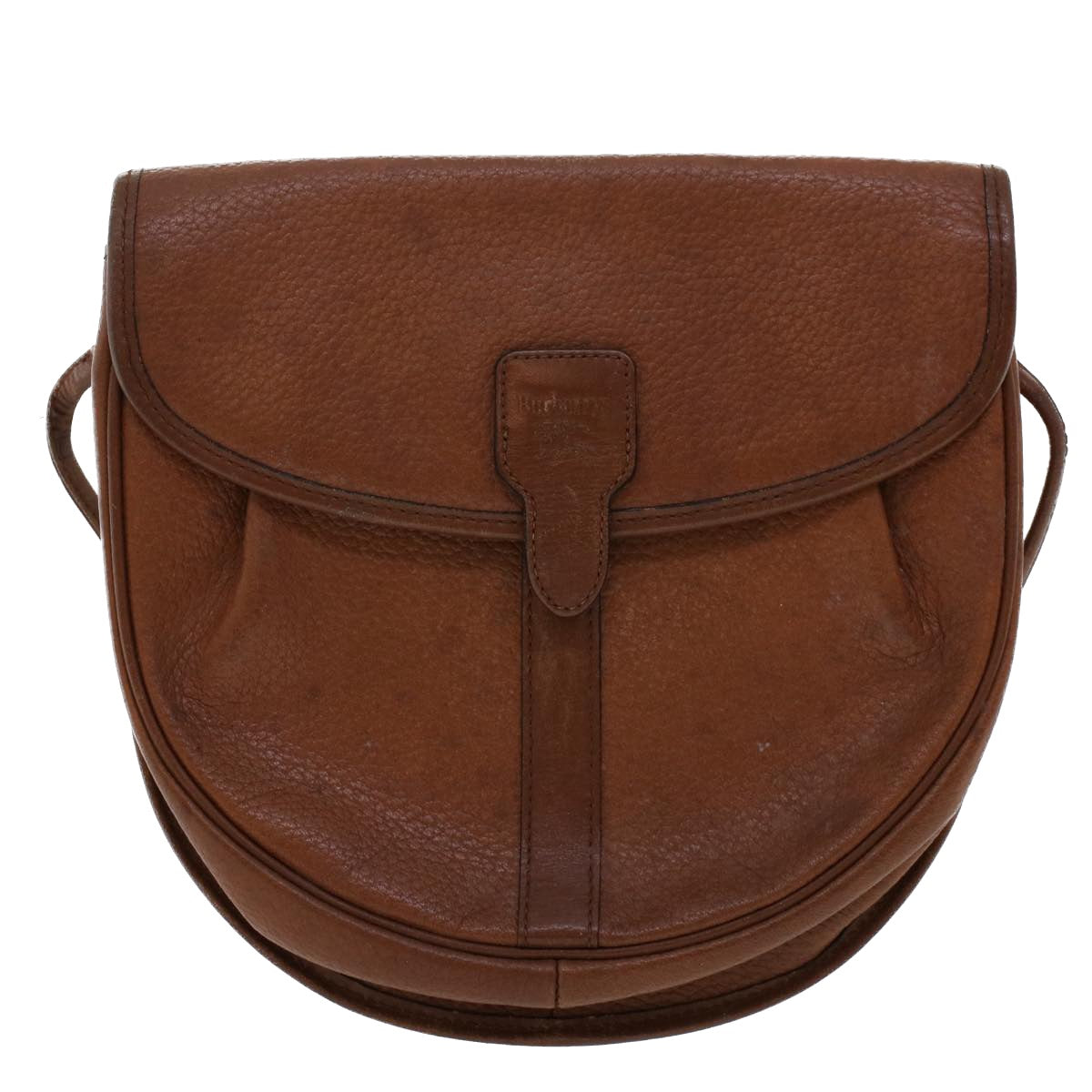 Burberrys Burberry Hand Bag Shoulder Bag Leather 2Set Brown Beige Auth ti1171 - 0