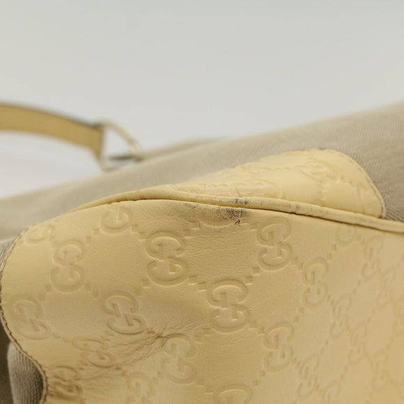 GUCCI GG Canvas Guccissima Shoulder Bag Outlet Black 257268 Auth ti1188