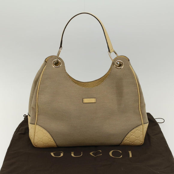 GUCCI GG Canvas Guccissima Shoulder Bag Outlet Black 257268 Auth ti1188