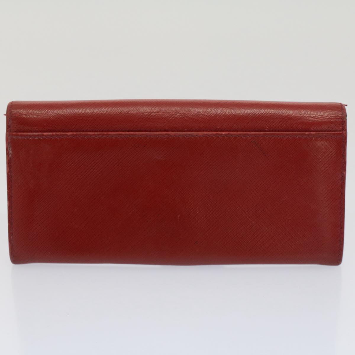 Salvatore Ferragamo Gancini Wallet Leather 4Set Red Black Auth ti1194