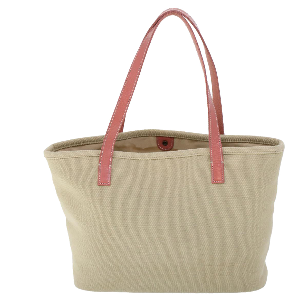 BURBERRY Blue Label Tote Bag Canvas Beige Auth ti1209 - 0