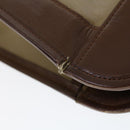 Burberrys Hand Bag Canvas Leather Brown Beige Auth ti1227-7