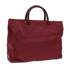 PRADA Hand Bag Nylon Red Auth ti1240