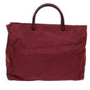 PRADA Hand Bag Nylon Red Auth ti1240-13