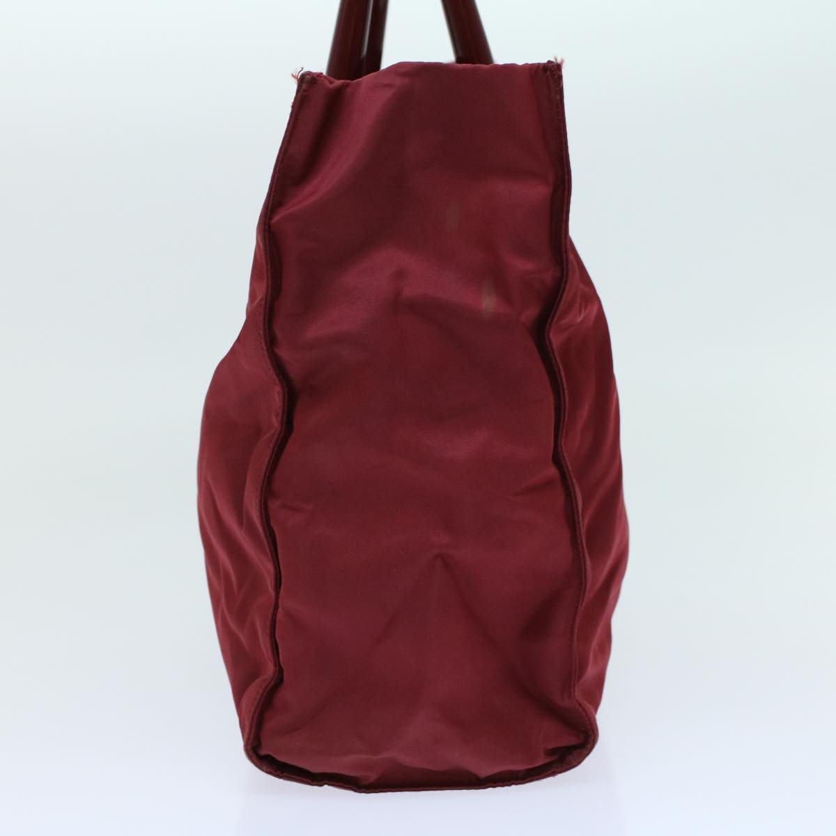 PRADA Hand Bag Nylon Red Auth ti1240