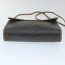 Christian Dior Honeycomb Canvas Shoulder Bag PVC Leather Black Auth ti1257-5