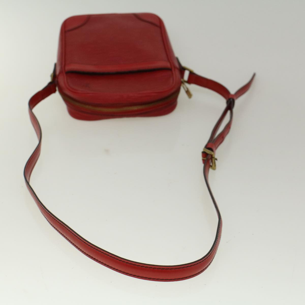 LOUIS VUITTON Epi Danube Shoulder Bag Red M45637 LV Auth ti1258